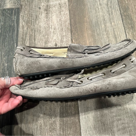 Otisopse Suede Leather Driving Loafers Made In Italy Men’s Size 42 EU /Sz 8 US - Picture 5 of 8